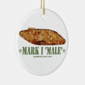 Mark I Male Weltkrieg Erster britischer Schwerpunk Keramik Ornament (Rechts)