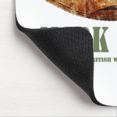 Mark I Male Weltkrieg Erster britischer Schwerpunk Mousepad (Ecke)