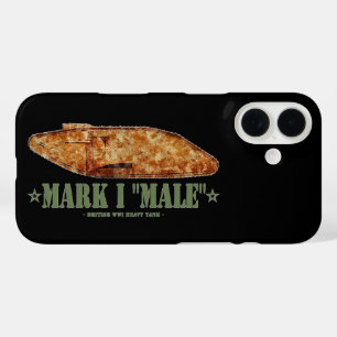 Mark I Männlicher britischer schwerer Panzer des E iPhone 16 Hülle