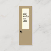 Mark-Karte buchen - Ich lese dieses Buch Telefonnummerkarte (Vorderseite)