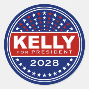 Mark Kelly für Präsident 2028 Runder Aufkleber