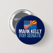 Mark Kelly für Senat Button (Vorne & Hinten)