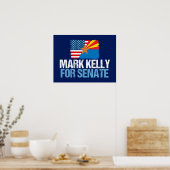 Mark Kelly für Senat Poster (Küche)