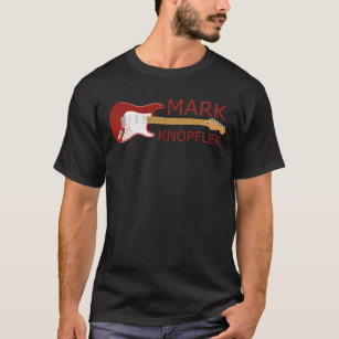 Mark Knopfler Dire Straits Guitar Design T-Shirt