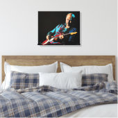 Mark Knopfler Leinwanddruck (Insitu (Schlafzimmer))