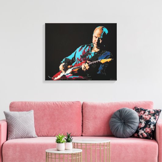 Mark Knopfler Leinwanddruck (Insitu (Wohnzimmer))