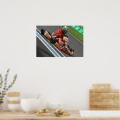 Mark Litchfield Karting Poster (Küche)