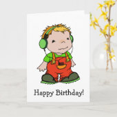 Mark mag Musik Karte (Gelbe Blume)