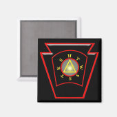 Mark Master Mason Magnet (Vorderseite/Rückseite)