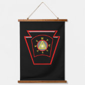 Mark Master / Royal Arch Mason Wandteppich Mit Holzrahmen (Vorderseite)