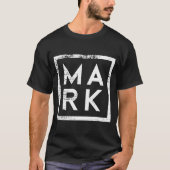 Mark Minimalismus T-Shirt (Vorderseite)