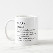 Mark name, Editable name, Custom name Kaffeetasse (Links)