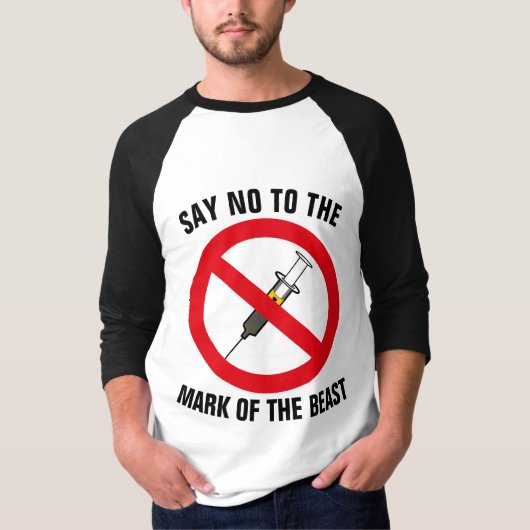MARK OF THE BEAST CHRISTLICH T - SHIRT (Vorderseite)