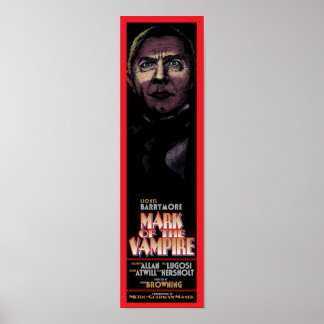 MARK OF THE VAMPIRE - CLASSIC MOVIE POSTER