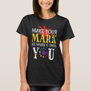 Mark Paint Splash International Dot Day Kids T-Shirt