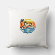 Mark Retro-Sonnenuntergang-Name-Design