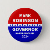 Mark Robinson Governor North Carolina 2024 Button (Vorderseite)