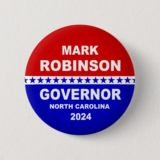 Mark Robinson Governor North Carolina 2024 Button (Vorderseite)