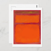 Mark Rothko art in digital style 11 Postkarte (Vorne/Hinten)