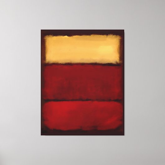 Mark Rothko art in digital style 1 Leinwanddruck (Vorderseite)