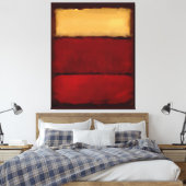 Mark Rothko art in digital style 1 Leinwanddruck (Insitu (Schlafzimmer))