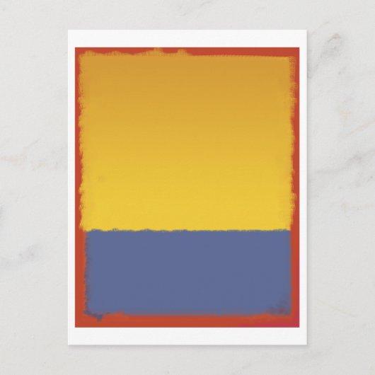 Mark Rothko art in digitalem Stil 12 Postkarte (Vorderseite)