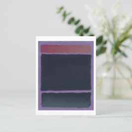 Mark Rothko art in digitalem Stil 13 Postkarte