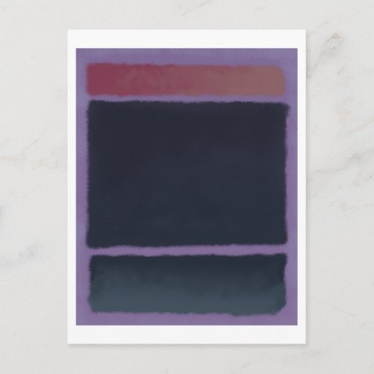 Mark Rothko art in digitalem Stil 13 Postkarte (Vorderseite)