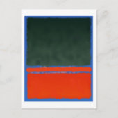 Mark Rothko art in digitalem Stil 14 Postkarte (Vorderseite)
