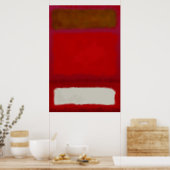 Mark Rothko art in digitalem Stil 16 Poster (Küche)