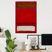 Mark Rothko art in digitalem Stil 16 Poster (Heimbüro)