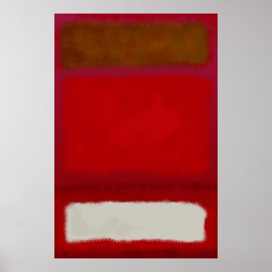 Mark Rothko art in digitalem Stil 16 Poster (Vorne)