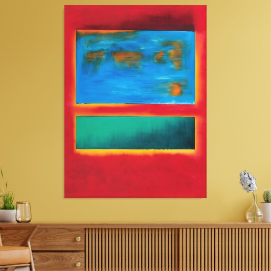 Mark Rothko art Leinwanddruck (Insitu (Wohnzimmer))