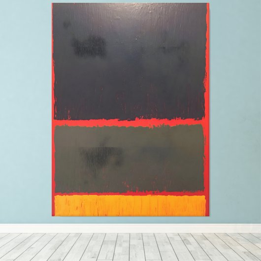 Mark Rothko art Leinwanddruck (Insitu (Holzboden))