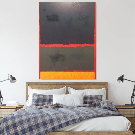 Mark Rothko art Leinwanddruck (Insitu (Schlafzimmer))