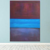 Mark Rothko art painting Leinwanddruck (Insitu (Holzboden))