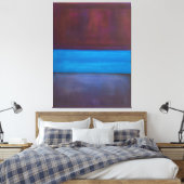 Mark Rothko art painting Leinwanddruck (Insitu (Schlafzimmer))