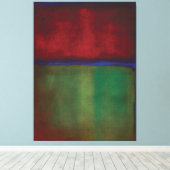 Mark Rothko art style Leinwanddruck (Insitu (Holzboden))