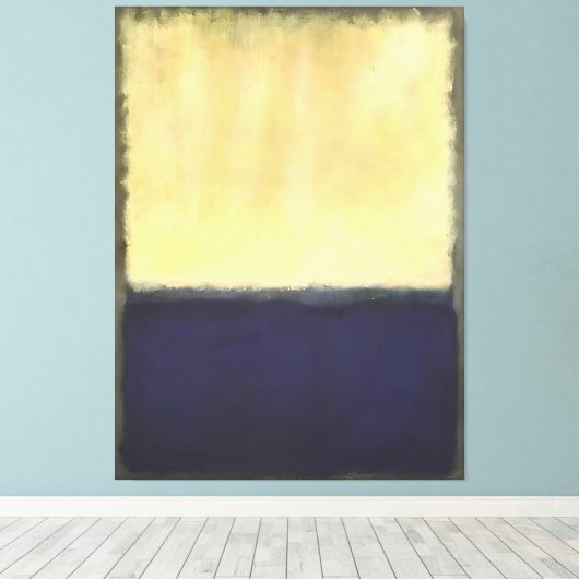 Mark Rothko art style Leinwanddruck (Insitu (Holzboden))