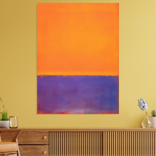 Mark Rothko art style Leinwanddruck (Insitu (Wohnzimmer))