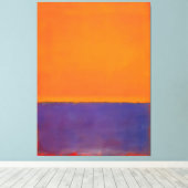 Mark Rothko art style Leinwanddruck (Insitu (Holzboden))