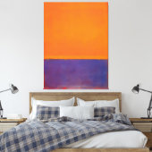 Mark Rothko art style Leinwanddruck (Insitu (Schlafzimmer))