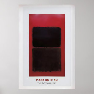 Mark Rothko Ausstellungsposter Vintage Abstrakte K Poster
