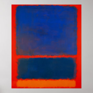 Mark Rothko - Blau, Orange, Rot - 1961 Poster