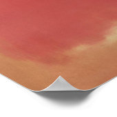 Mark Rothko - Blau über Rot - 1953 Poster (Ecke)