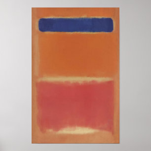 Mark Rothko - Blau über Rot - 1953 Poster