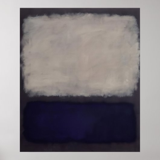 Mark Rothko - Blau und Grau - 1962 Poster (Vorne)
