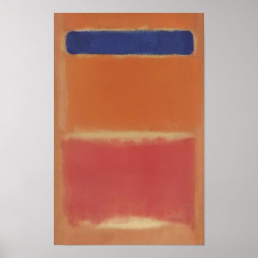 Mark Rothko - Blue Over Red - 1953 Poster (Vorne)