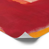 Mark Rothko - Gelb, Kirsche, Orange - 1947 Poster (Ecke)