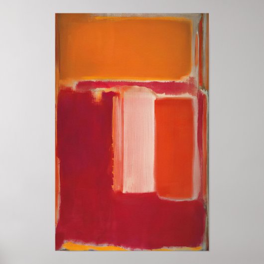 Mark Rothko - Gelb, Kirsche, Orange - 1947 Poster (Vorne)